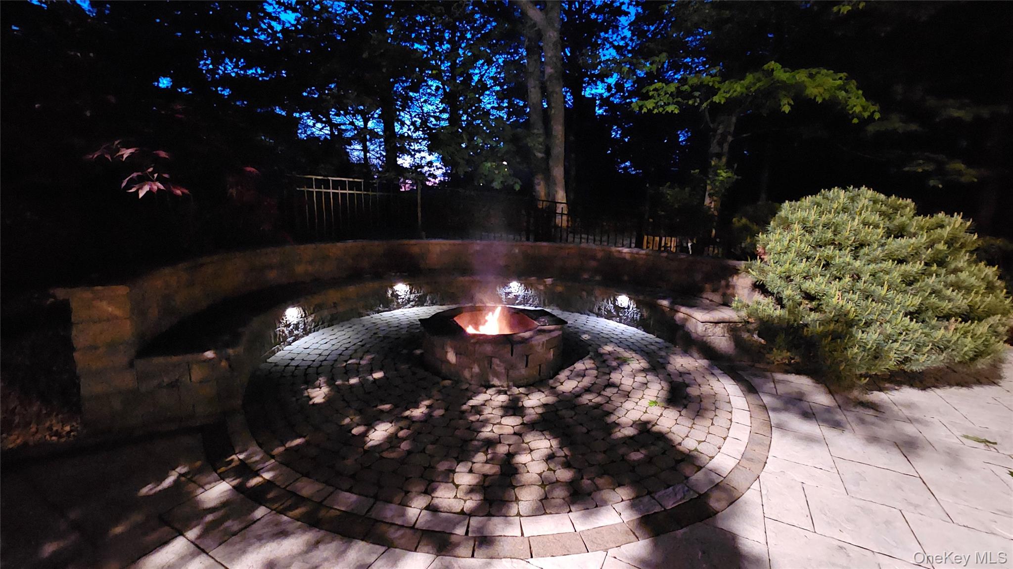 2 Windsor Lane Cornwall, NY 12518 - Photo 45 of 50 Built in fire pit with landscape lighting.