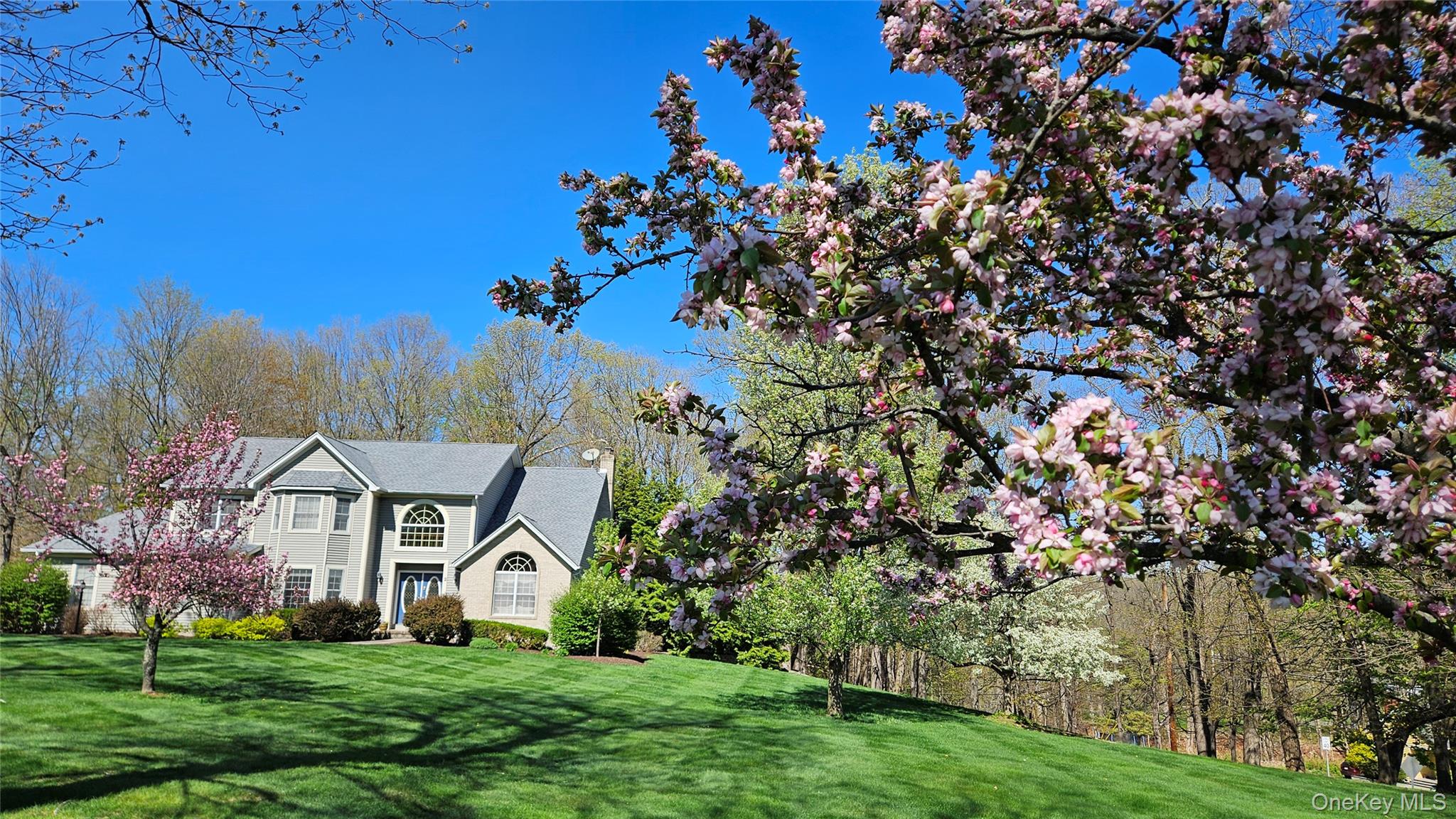 2 Windsor Lane Cornwall, NY 12518 - Photo 7 of 50 a view of a white house with a big yard and large trees