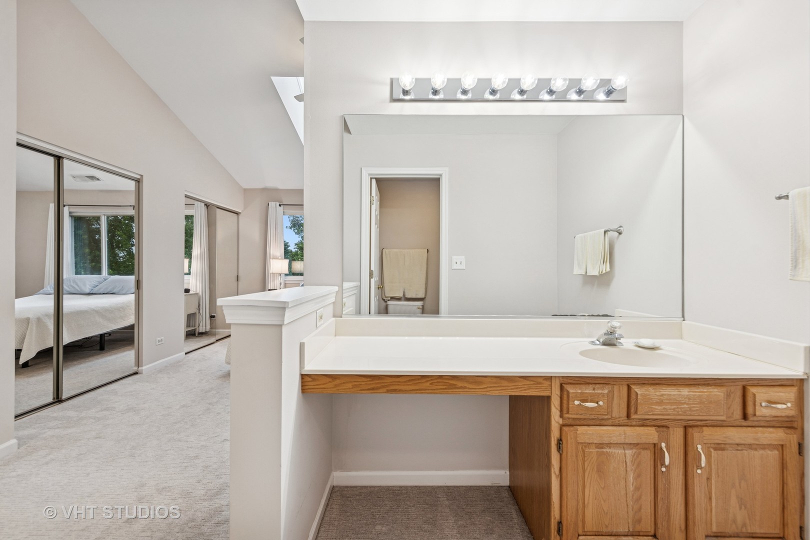 8291 Ripple Ridge, Unit 8291 Darien, IL 60561 - Photo 16 of 23 a bathroom with a sink and a mirror