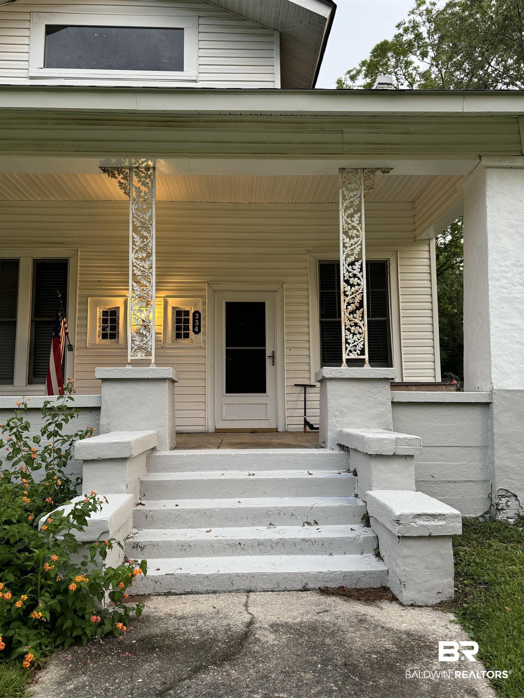 334 Martin Street Repton, AL 36475 - Photo 49 of 51 Doorway to property featuring covered porch