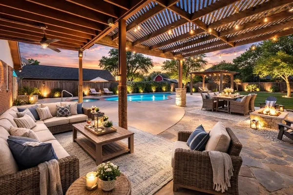 a bedroom with a bed lamp closet and large window