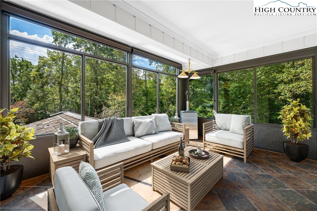 955 Dogwood Boone, NC 28607 - Photo 10 of 48 a living room with furniture and a large window