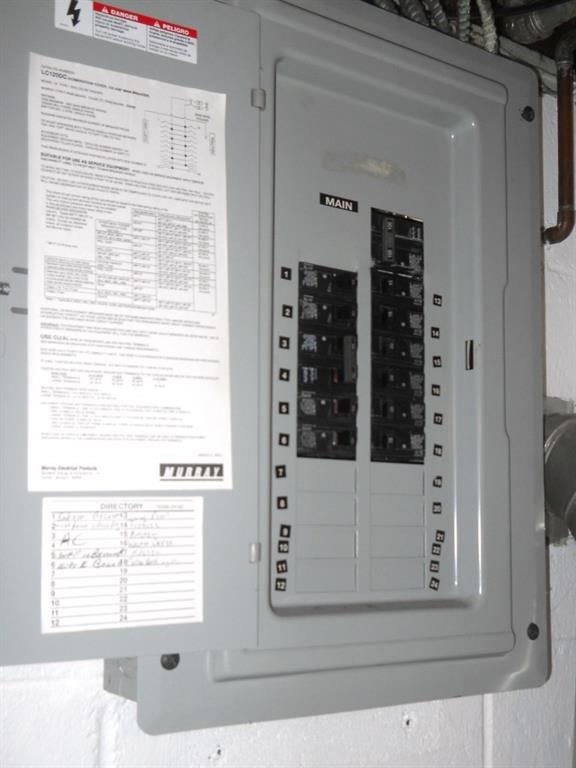 75 McKinnie Avenue McKees Rocks, PA 15136 - Photo 16 of 19 16) Basement: Electrical distribution box with modern breakers.