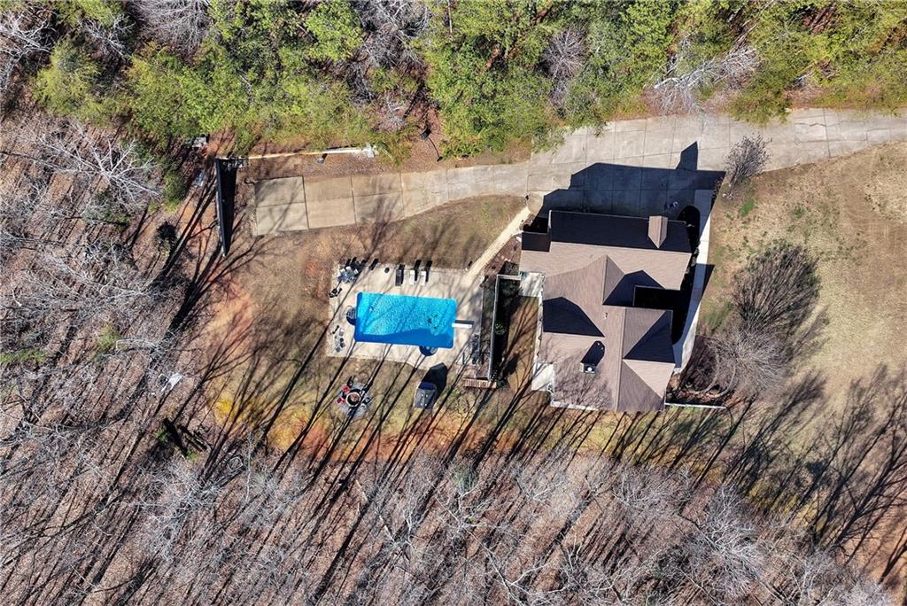 321 Chumbley Road Dawsonville, GA 30534 - Photo 58 of 65 an aerial view of house with yard