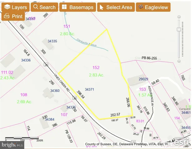 $1,250,000 | 34371 Vines Creek Road, Dagsboro, DE 19939