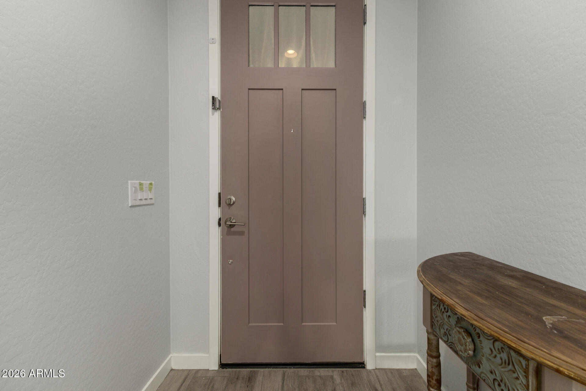 12560 East Ballentine Road Gold Canyon, AZ 85118 - Photo 5 of 35 a view of an entryway with wooden floor