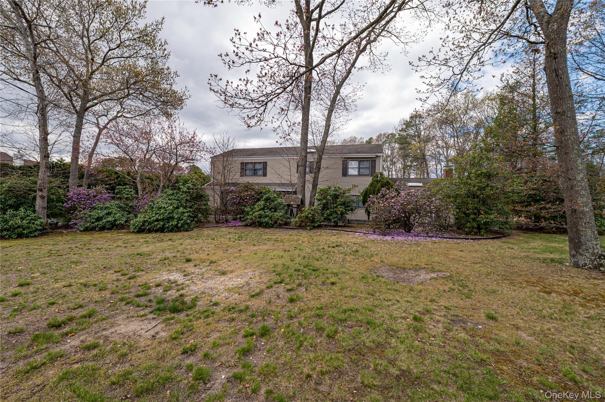 114 Randall Road Ridge, NY 11961 - Photo 45 of 48 a view of a backyard of the house