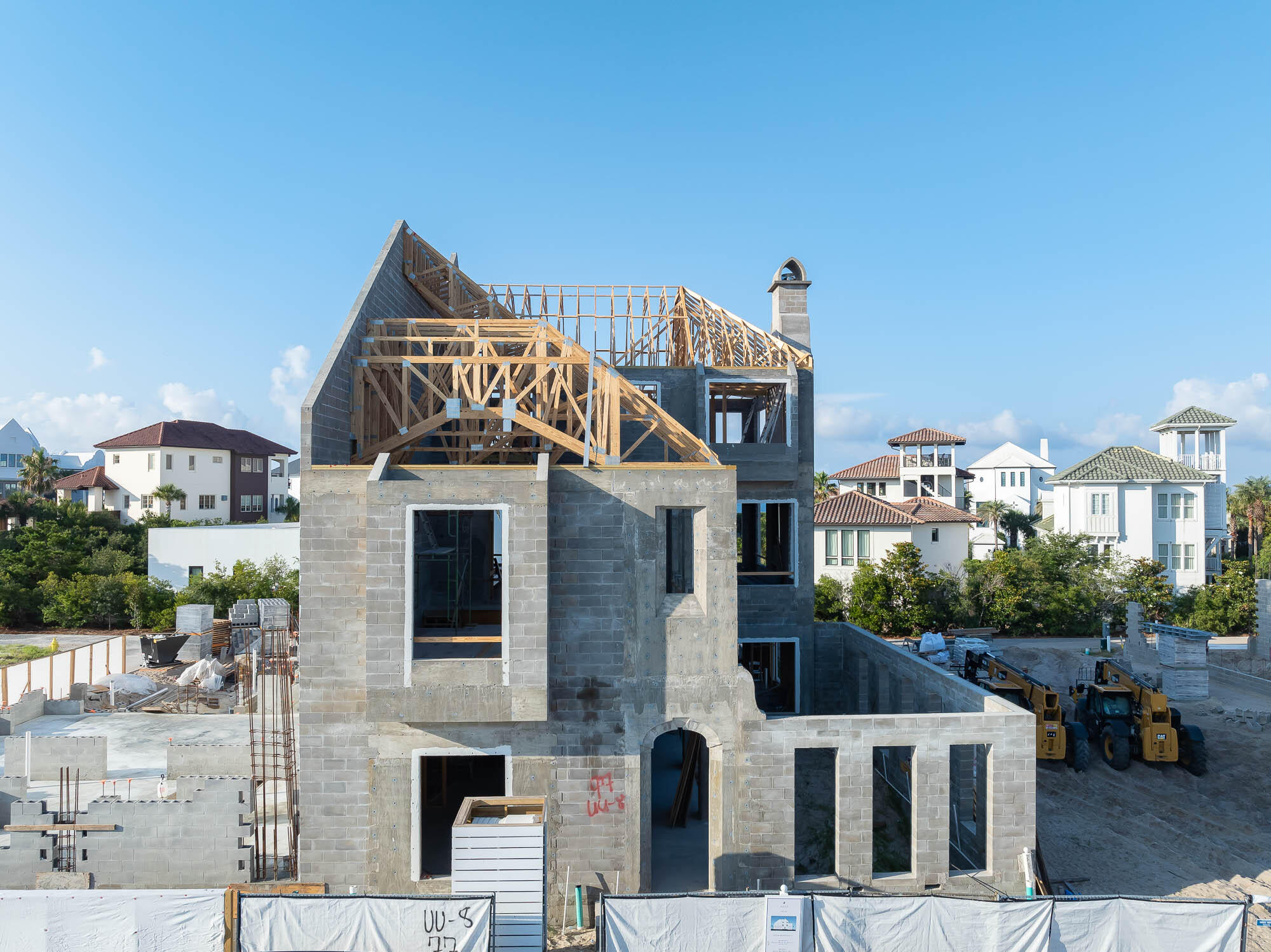 77 Elbow Beach Rd Inlet Beach Inlet Beach, FL 32461 - Photo 2 of 19 a front view of a house with a yard