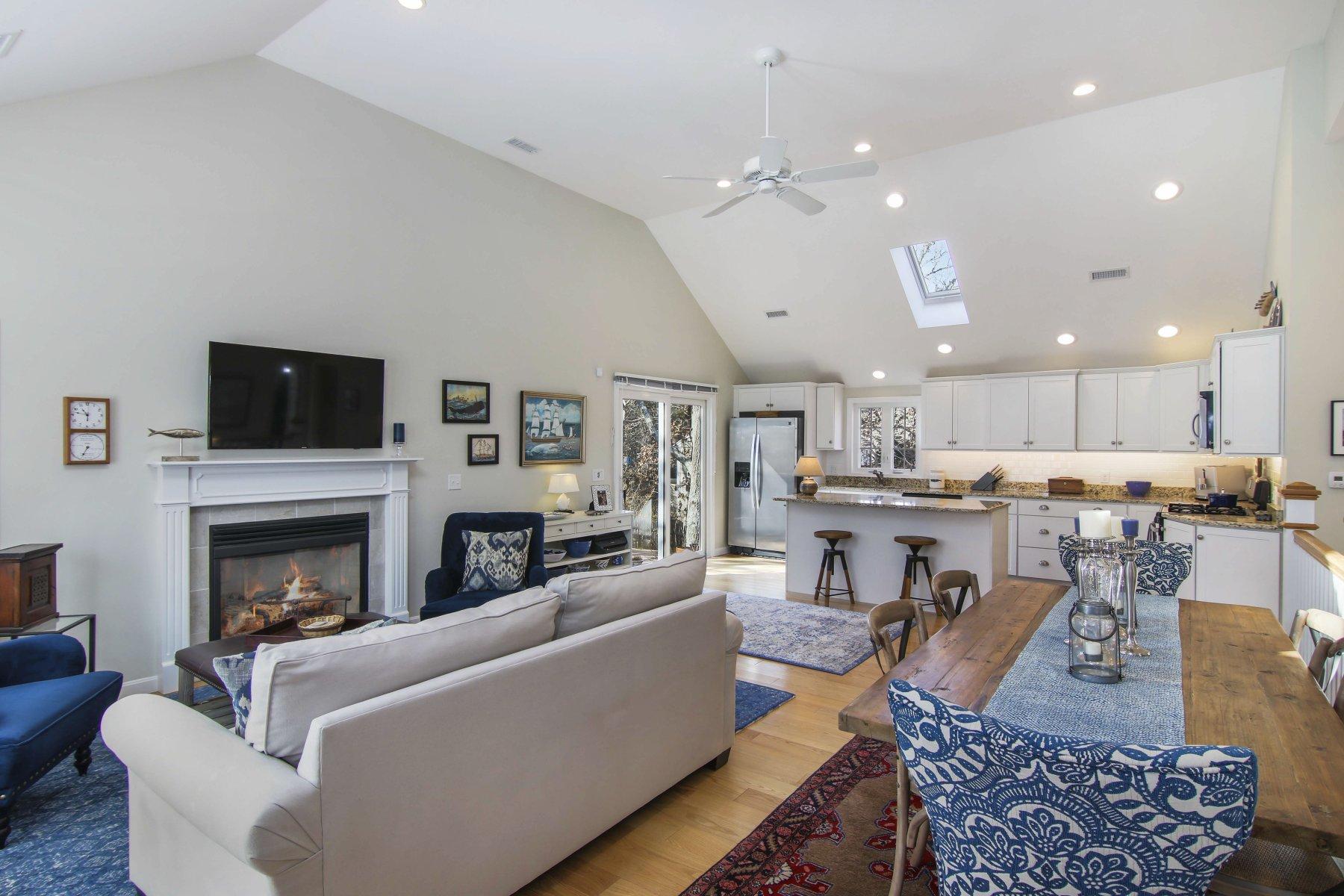 50 Katie Ford Road Chatham, MA 02633 - Photo 6 of 29 Living room with vaulted ceilings