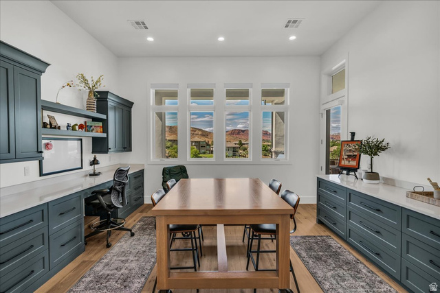 2608 Canyon Ridge Drive St. George, UT 84770 - Photo 29 of 86 Art/Craft room featuring white walls and wood flooring