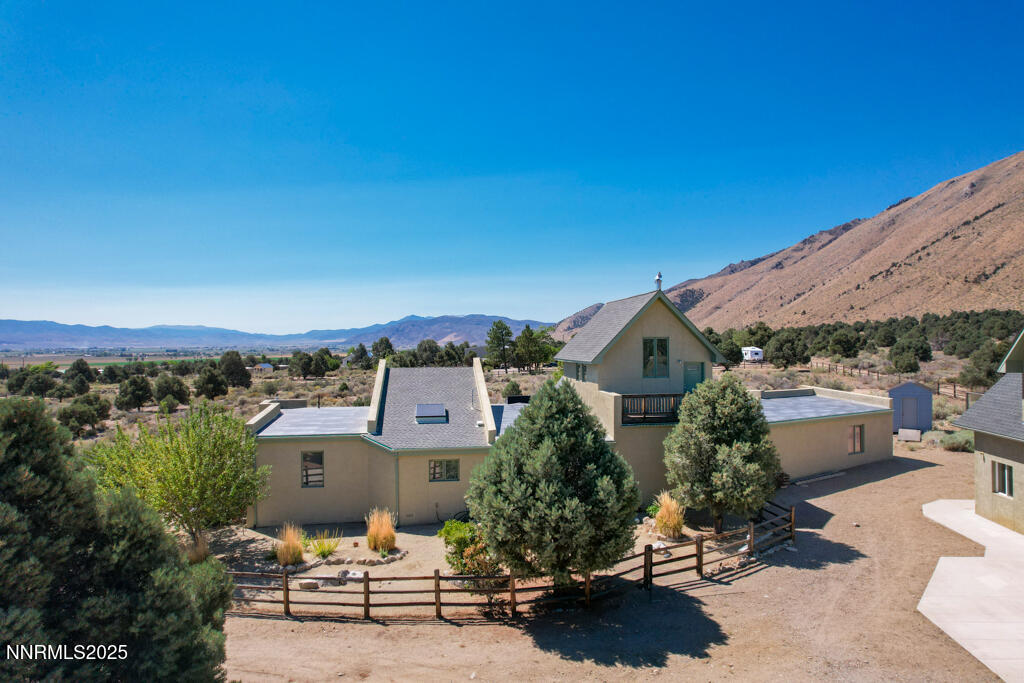 49 Pinon Drive Smith Valley, NV 89444 - Photo 45 of 45 an aerial view of a house with a yard