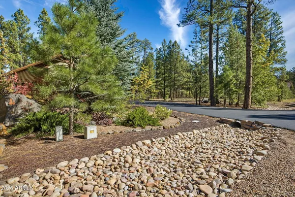 a view of a backyard of the house