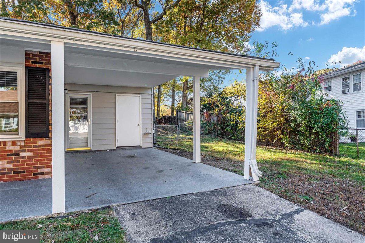142 Jefferson Road Waldorf, MD 20602 - Photo 27 of 28 Attached Carport with Storage closet