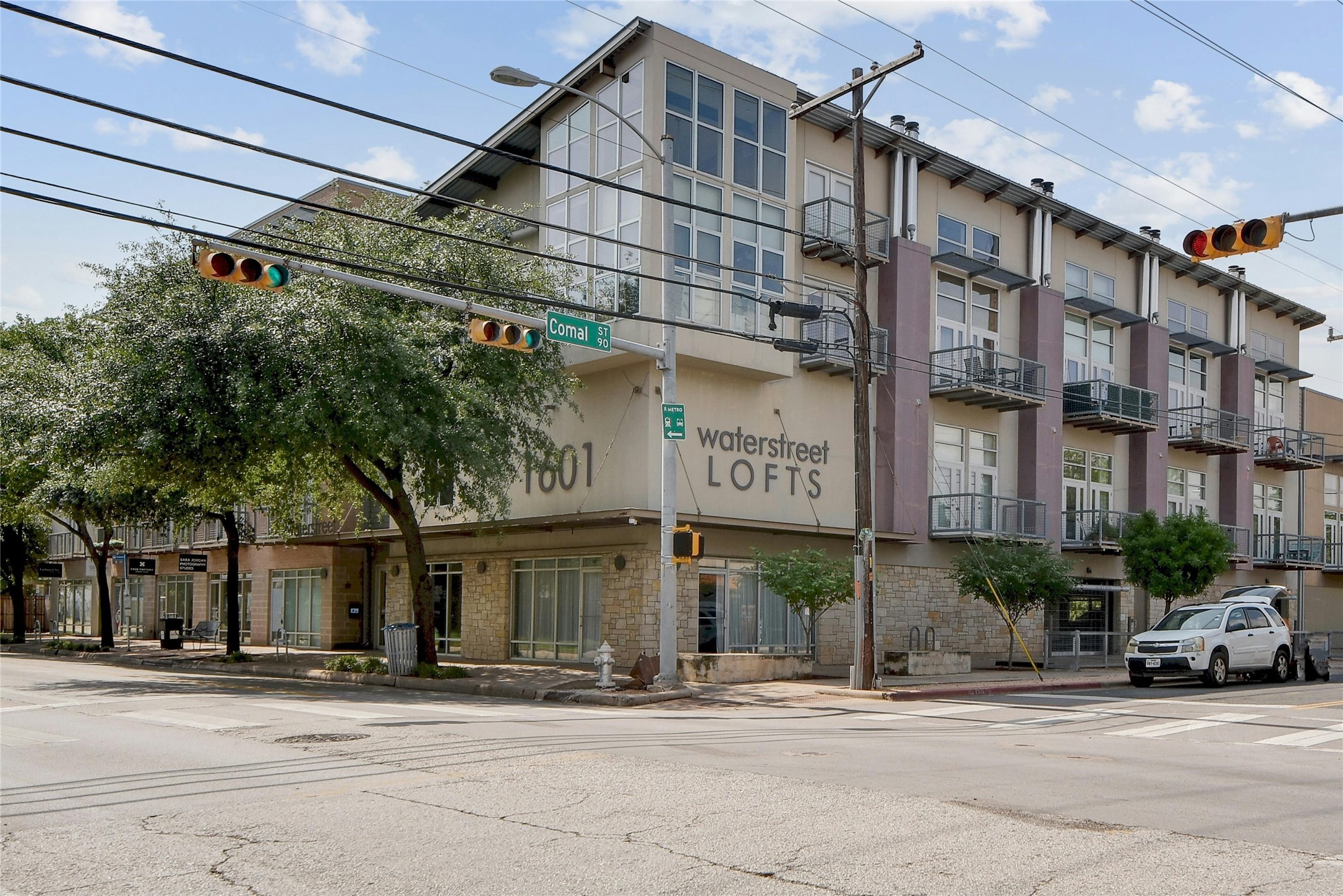 1601 East Cesar Chavez Street, Unit 201 Austin, TX 78702 - Photo 30 of 30 a street sign on a street corner