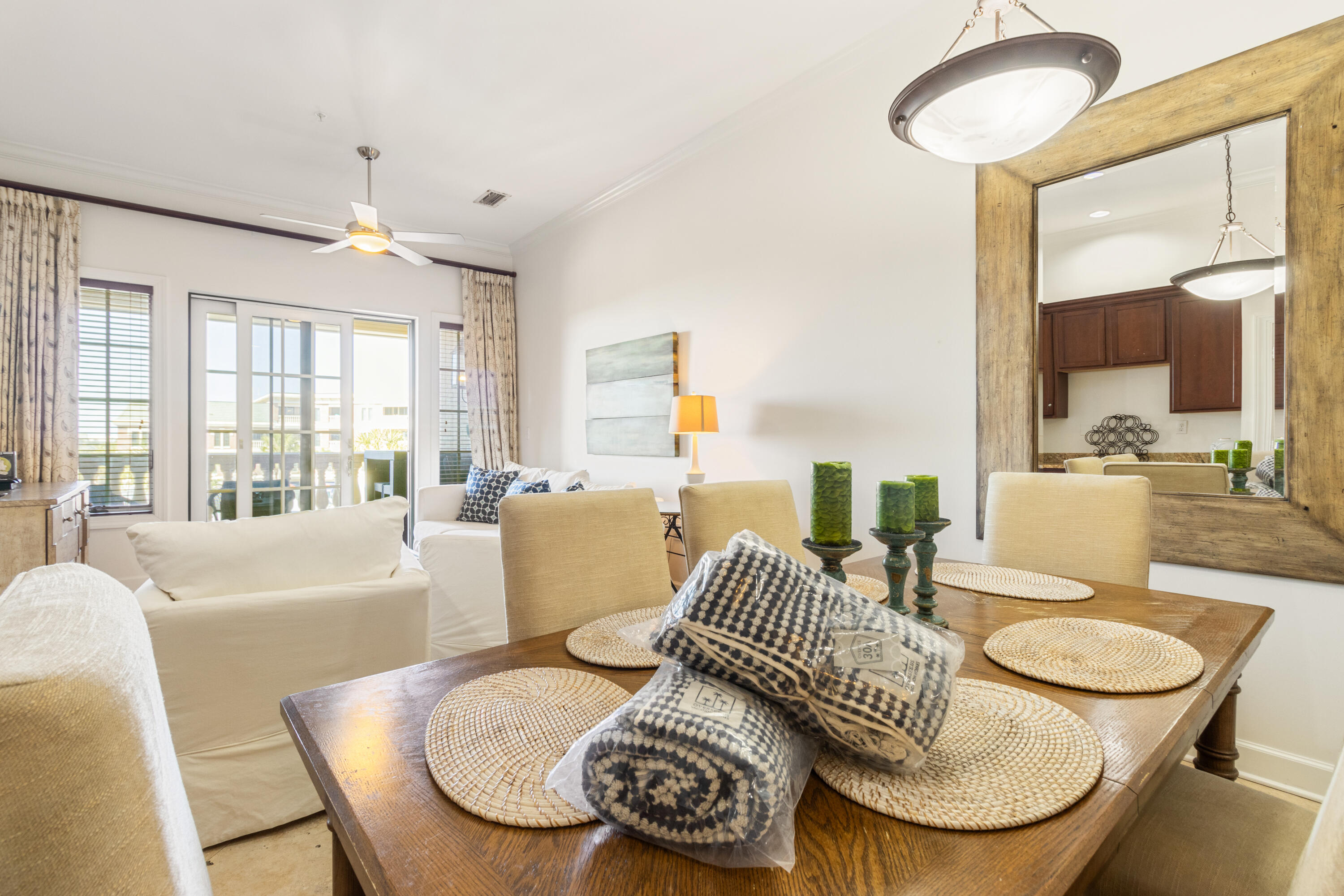 10343 East County Highway 30A, Unit 305 Inlet Beach, FL 32413 - Photo 34 of 60 a living room with furniture and a large window