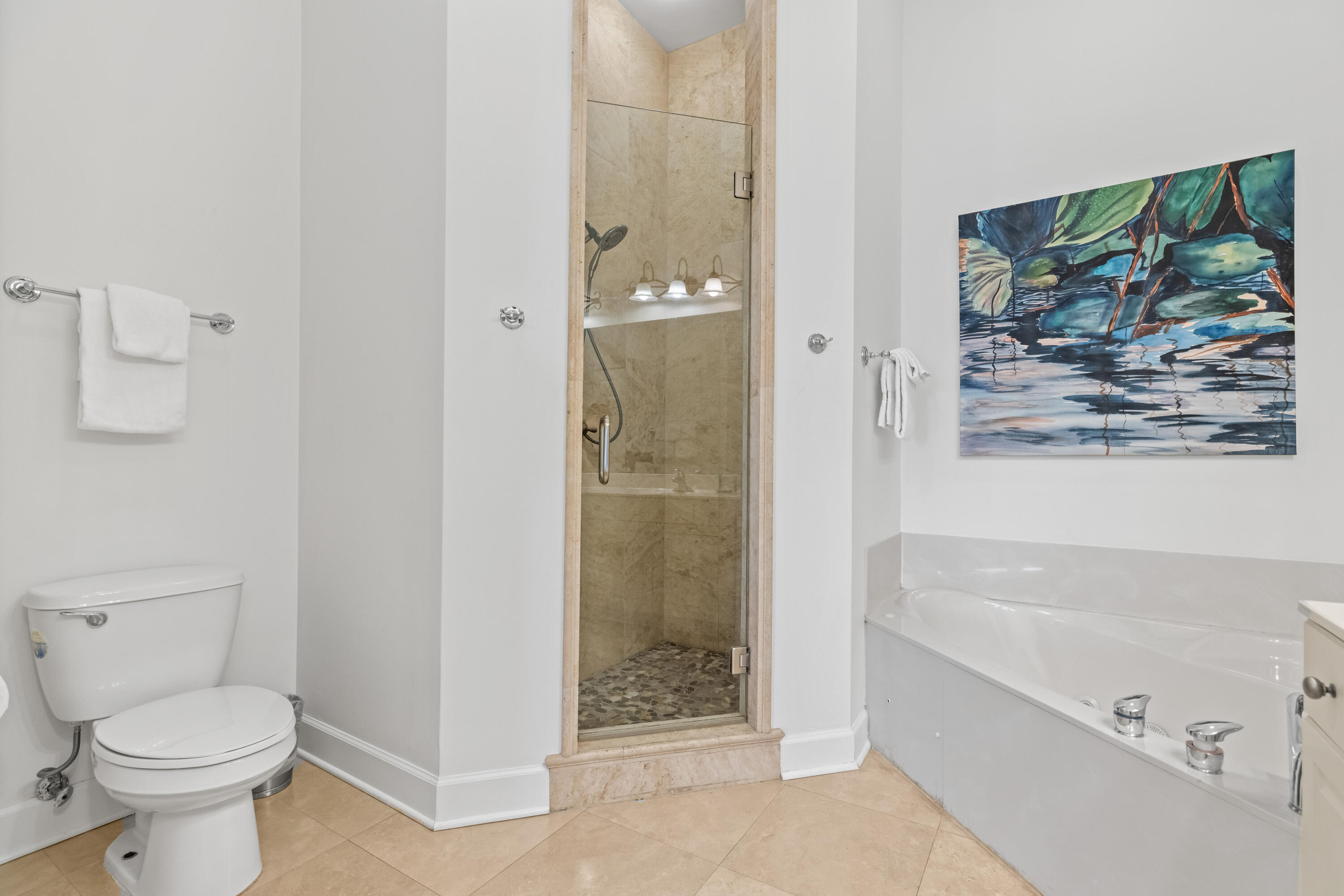 10343 East County Highway 30A, Unit 305 Inlet Beach, FL 32413 - Photo 49 of 60 a bathroom with a shower and toilet