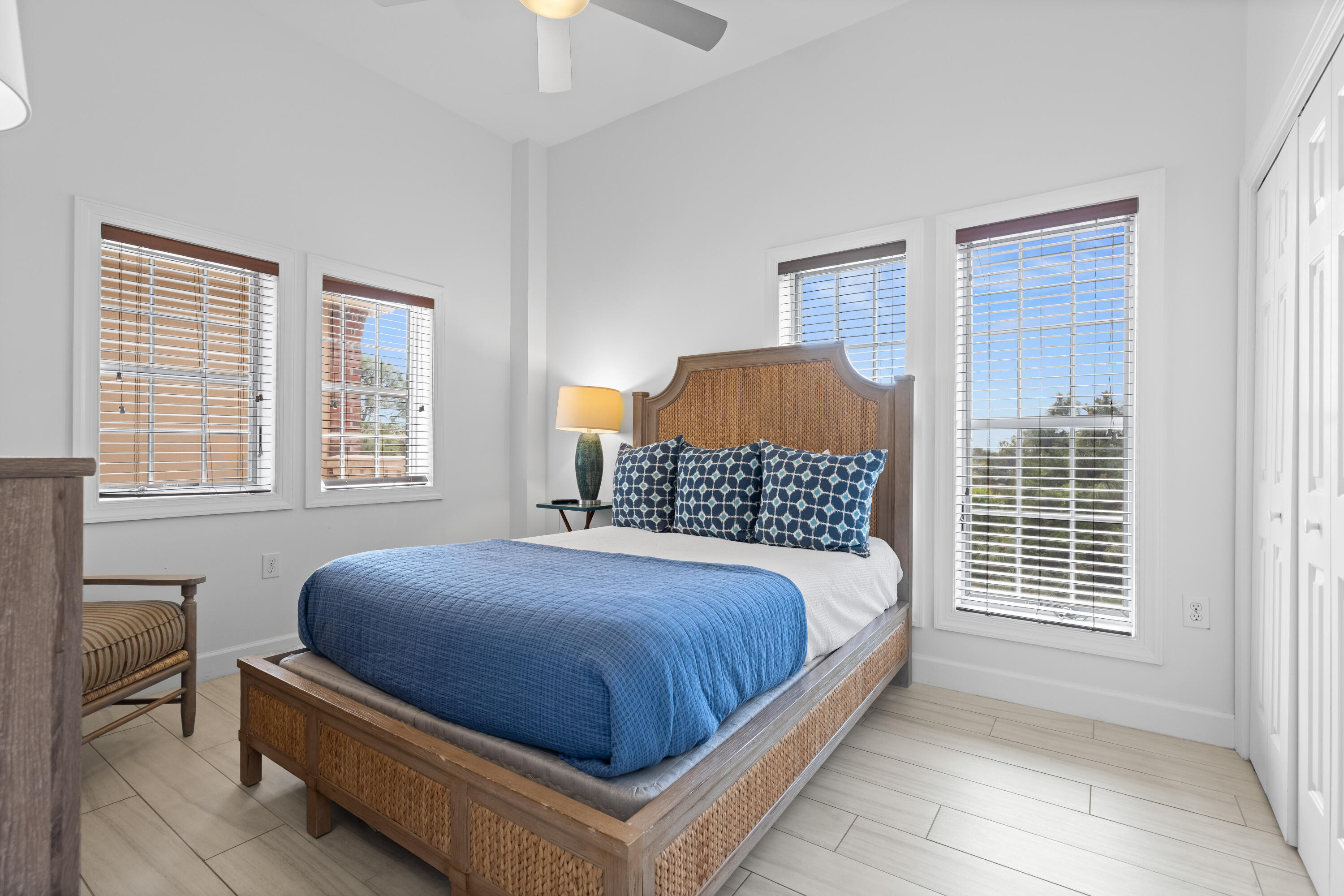10343 East County Highway 30A, Unit 305 Inlet Beach, FL 32413 - Photo 52 of 60 a bedroom with a bed and window