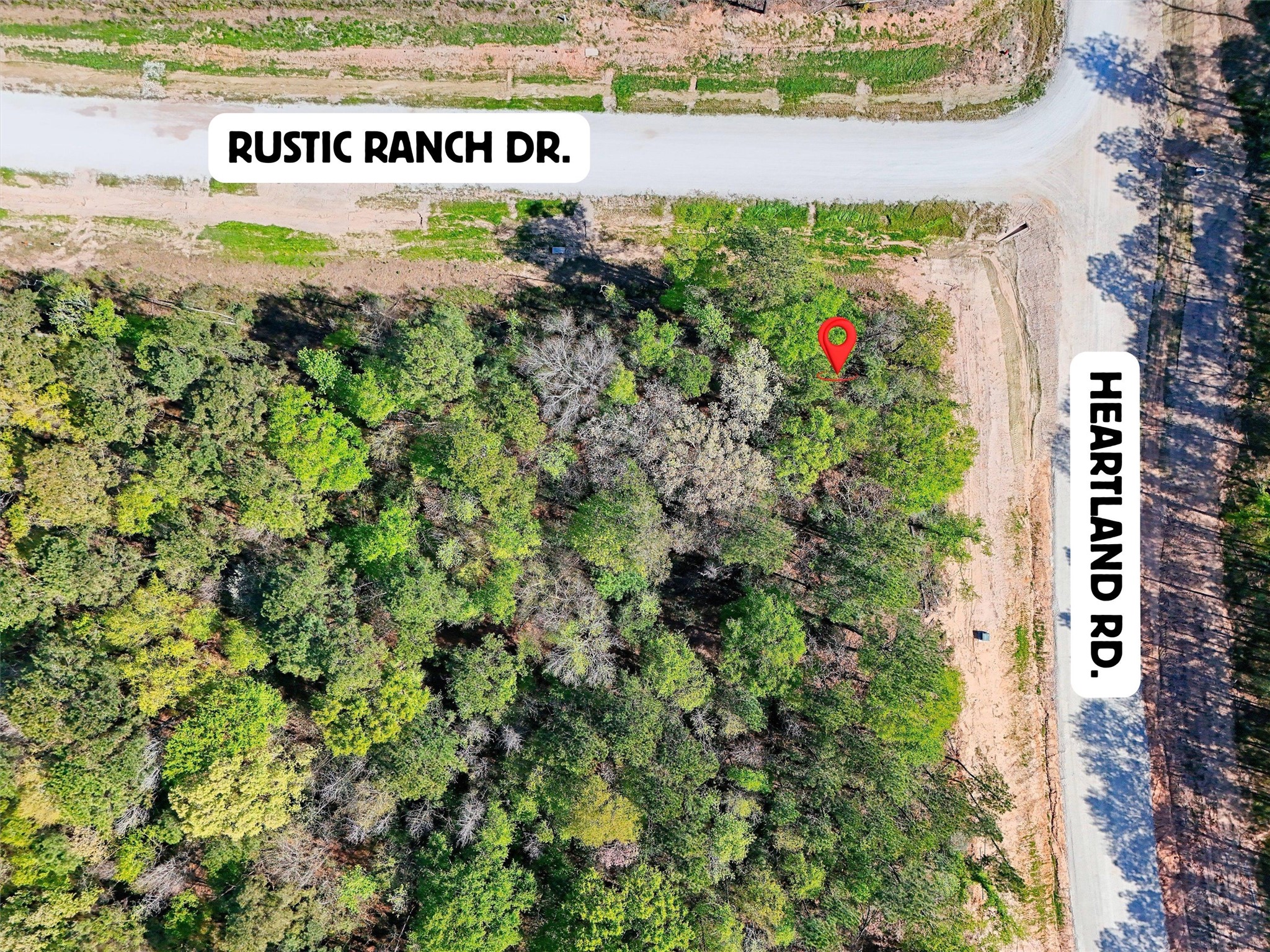 111 Rustic Ranch Drive New Waverly, TX 77358 - Photo 5 of 9 1.38 Acres located on the corner of Rustic Ranch Drive and Heartland Rd in the first phase of the development.