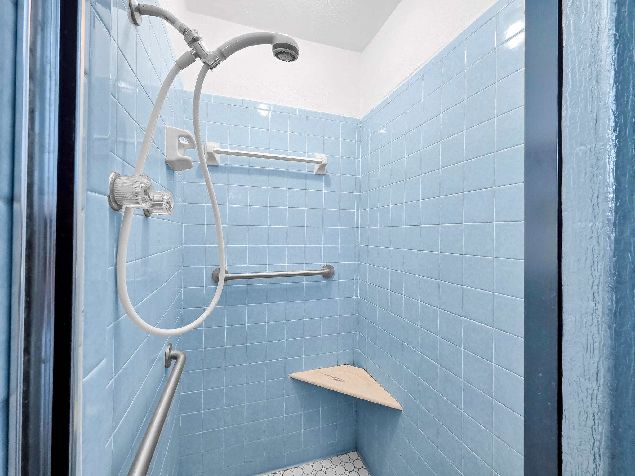 1212 High School Road Port Bolivar, TX 77650 - Photo 32 of 50 a bathroom with a shower