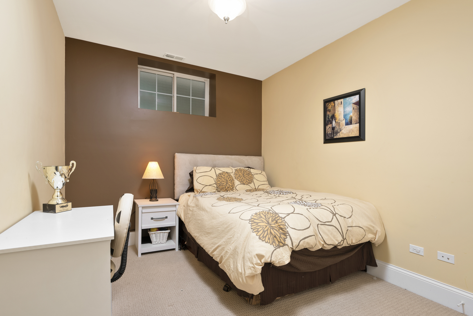 2918 North Racine Avenue Chicago, IL 60657 - Photo 22 of 26 a bedroom with a bed and a desk