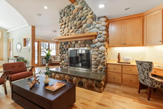 a dining room with furniture window wooden floor