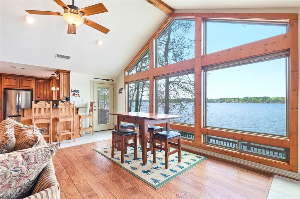307 South Park Road Scroggins, TX 75480 - Photo 7 of 33 a living room with furniture and a large window