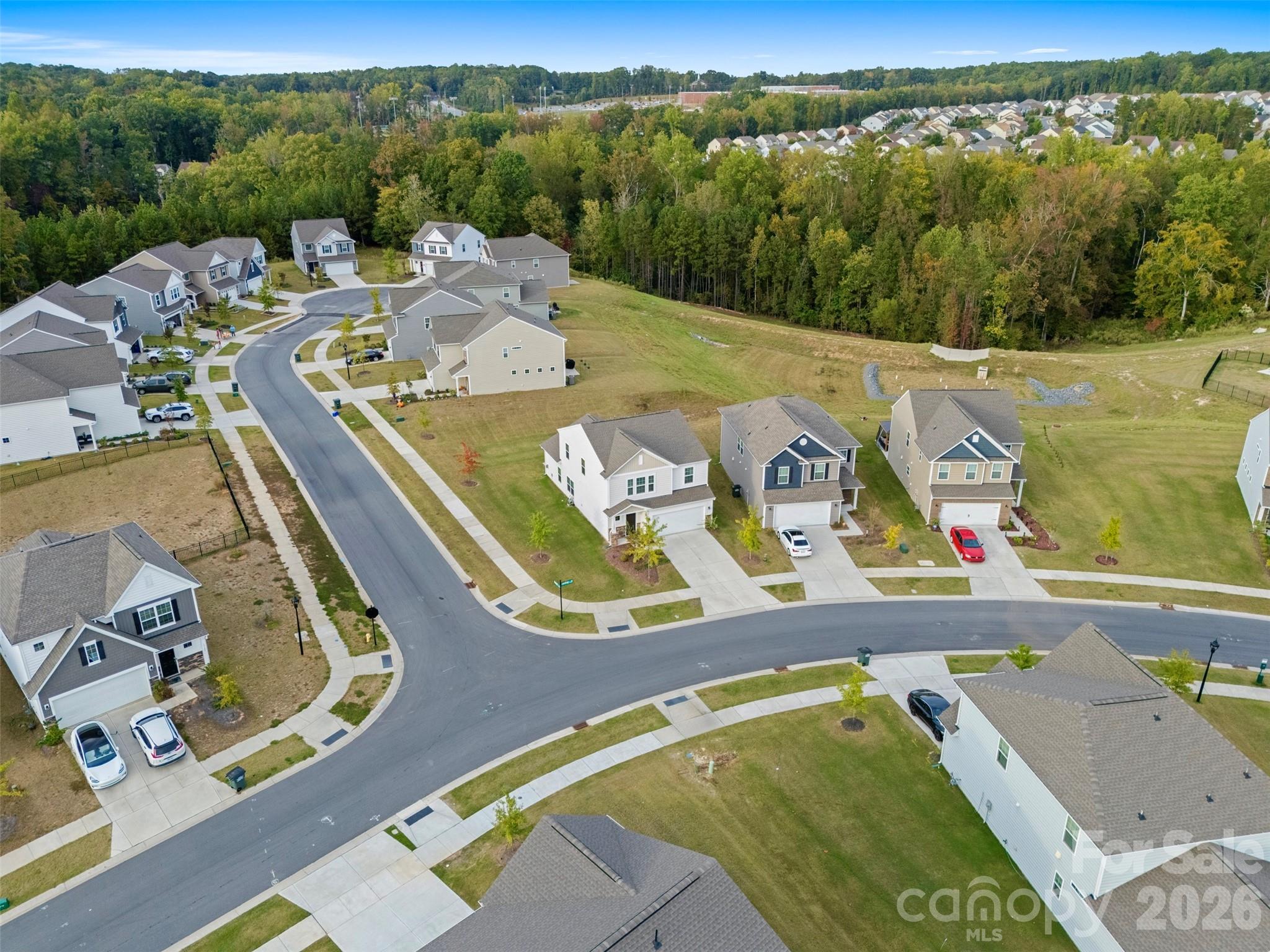 15224 Lake Ridge Road Charlotte, NC 28278 - Photo 31 of 32 an aerial view of a house with a garden