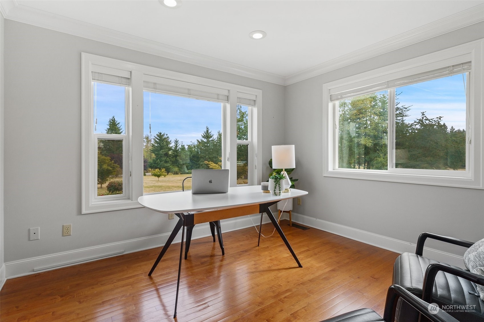 9435 Weidkamp Road Lynden, WA 98264 - Photo 15 of 40 a view of a workspace with furniture and a window