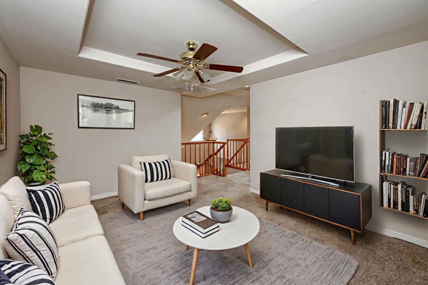 3014 West Brompton Lane Fresno, CA 93711 - Photo 23 of 71 Den/loft upstairs. Digitally furnished.