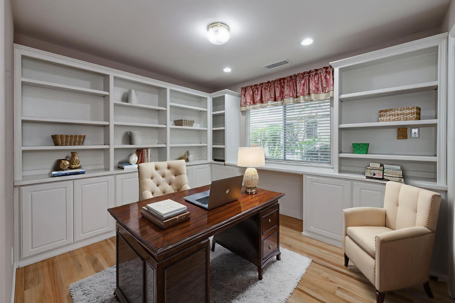 3014 West Brompton Lane Fresno, CA 93711 - Photo 39 of 71 Office area/library/bonus rm in main bedroom. Digitally furnished.