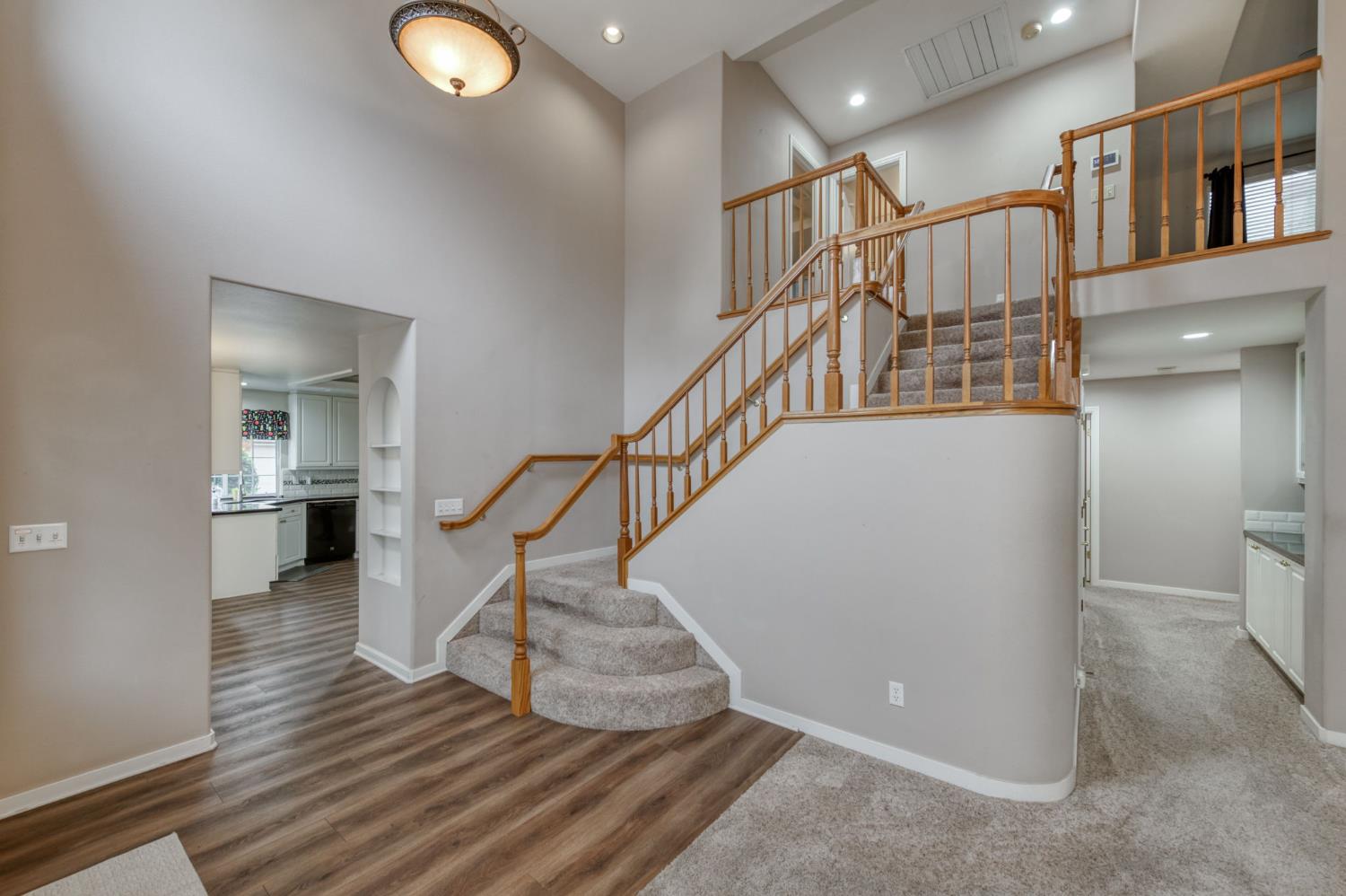 3014 West Brompton Lane Fresno, CA 93711 - Photo 6 of 71 Stairs take you to the loft area, 3 bedroom and full bath.