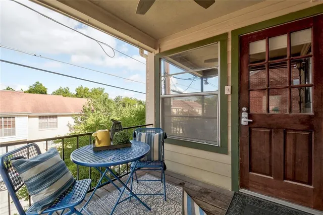 a view of a outdoor seating area