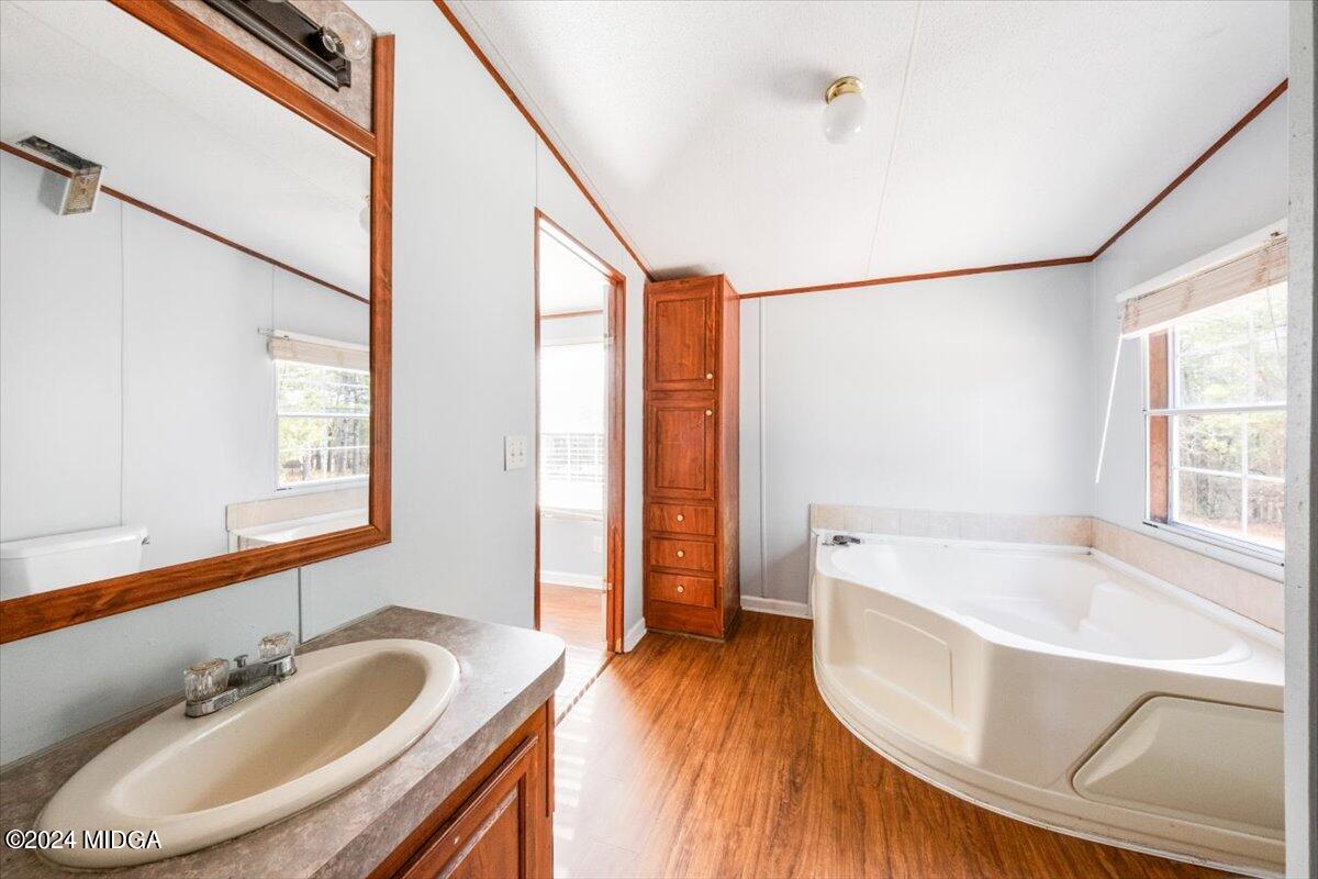 647 Gose Road Forsyth, GA 31029 - Photo 18 of 34 a bathroom with a tub and a sink