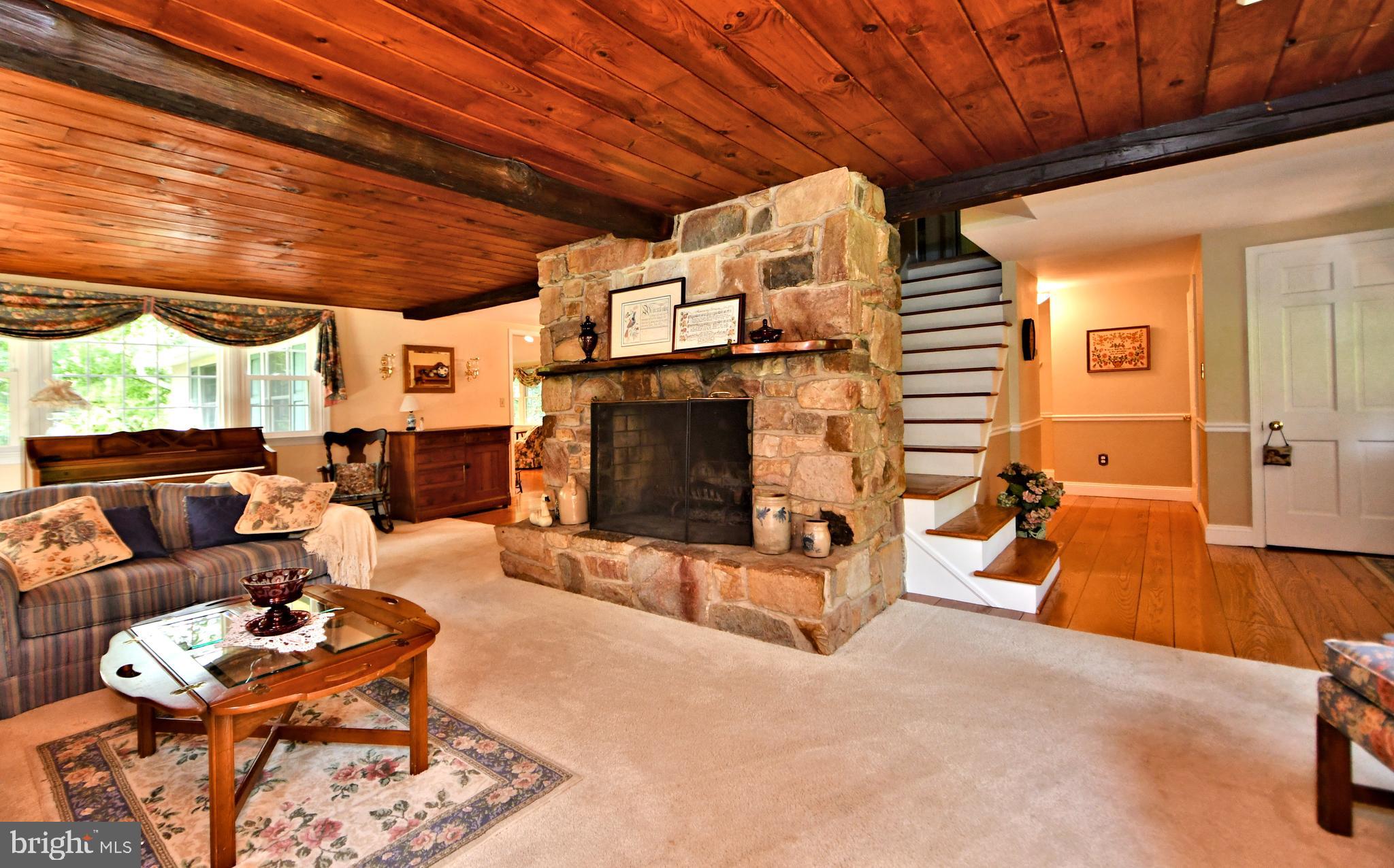 303 Shadynook Road Harleysville, PA 19438 - Photo 13 of 106 Living Room with Stone FIreplace