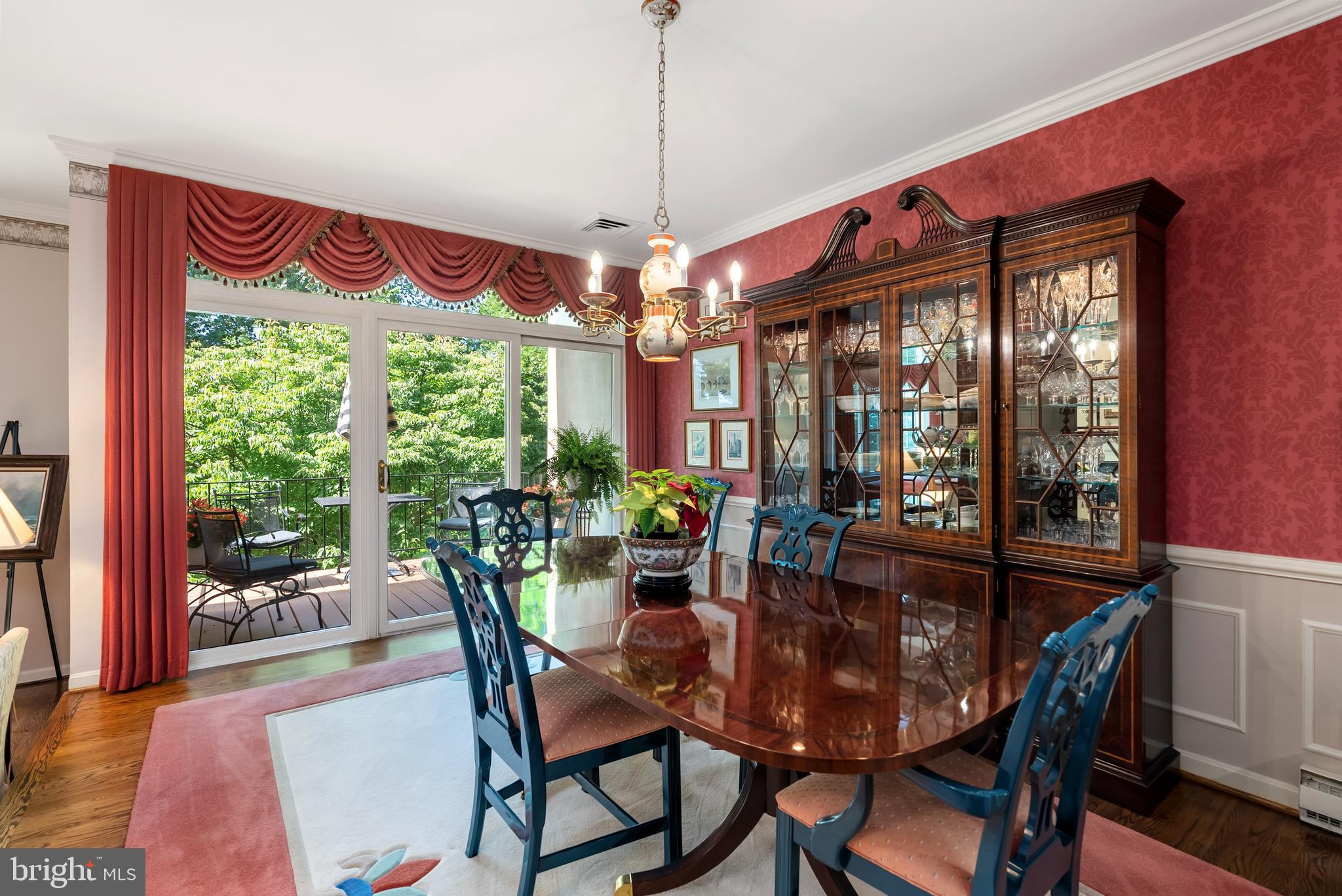 8001 Strauff Road, Unit 19 Baltimore, MD 21204 - Photo 13 of 54 Dining Room Leads to Deck