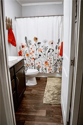 a view of a storage in a room