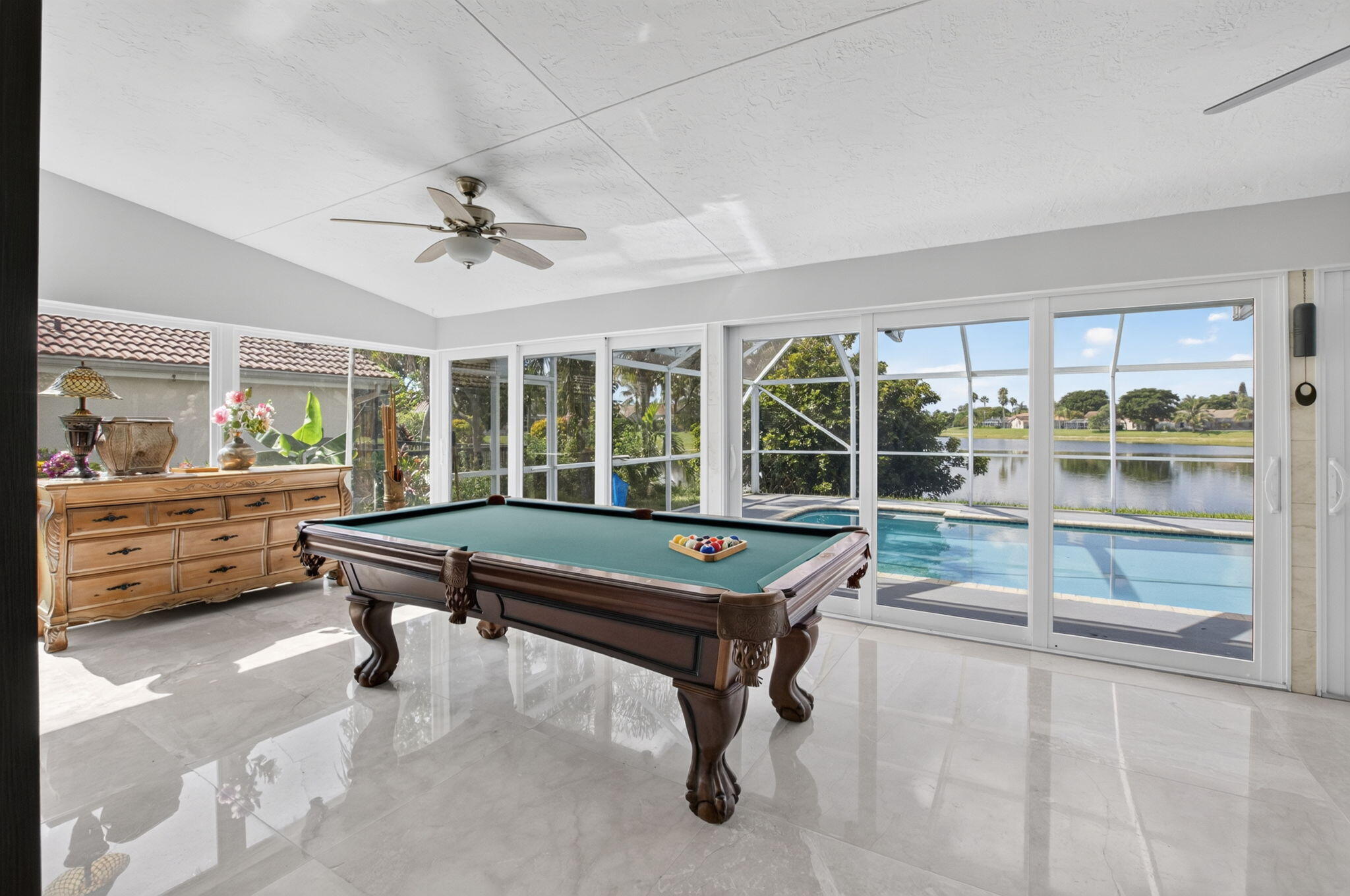 11845 Island Lakes Lane Boca Raton, FL 33498 - Photo 13 of 78 Flex living space pool & lake views