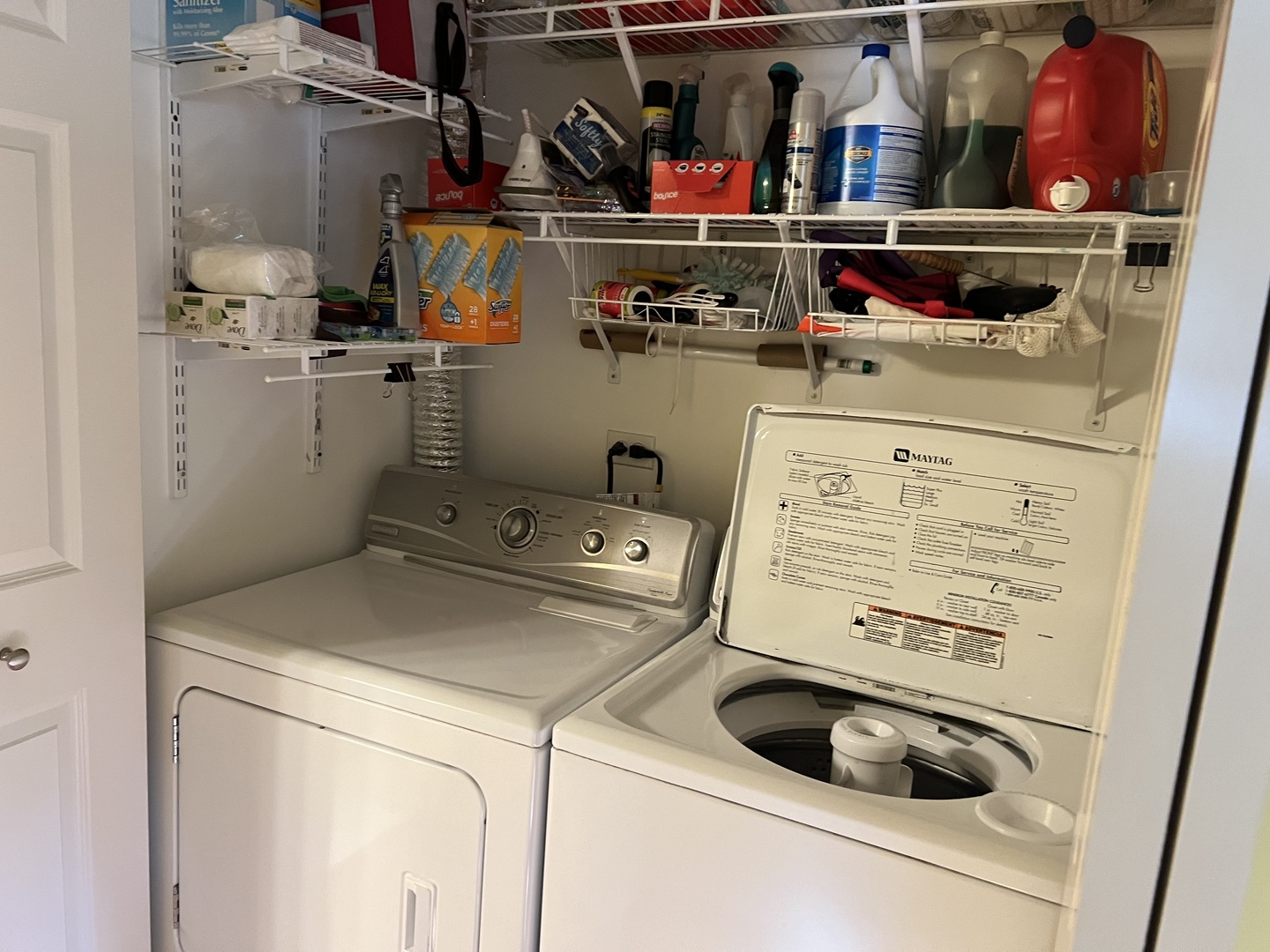 9355 Irving Park Road, Unit 522 Schiller Park, IL 60176 - Photo 13 of 24 a utility room with dryer and washer