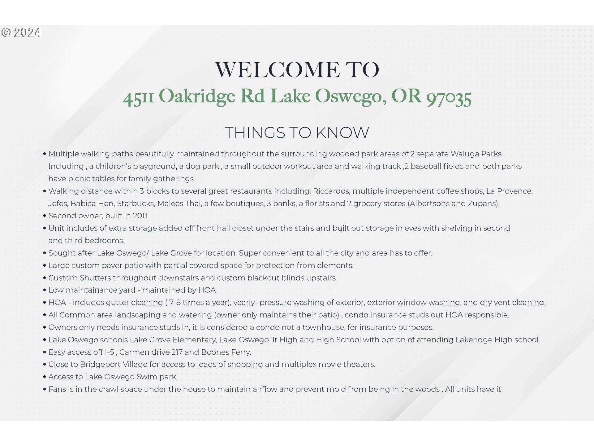 4511 Oakridge Road Lake Oswego, OR 97035 - Photo 43 of 44