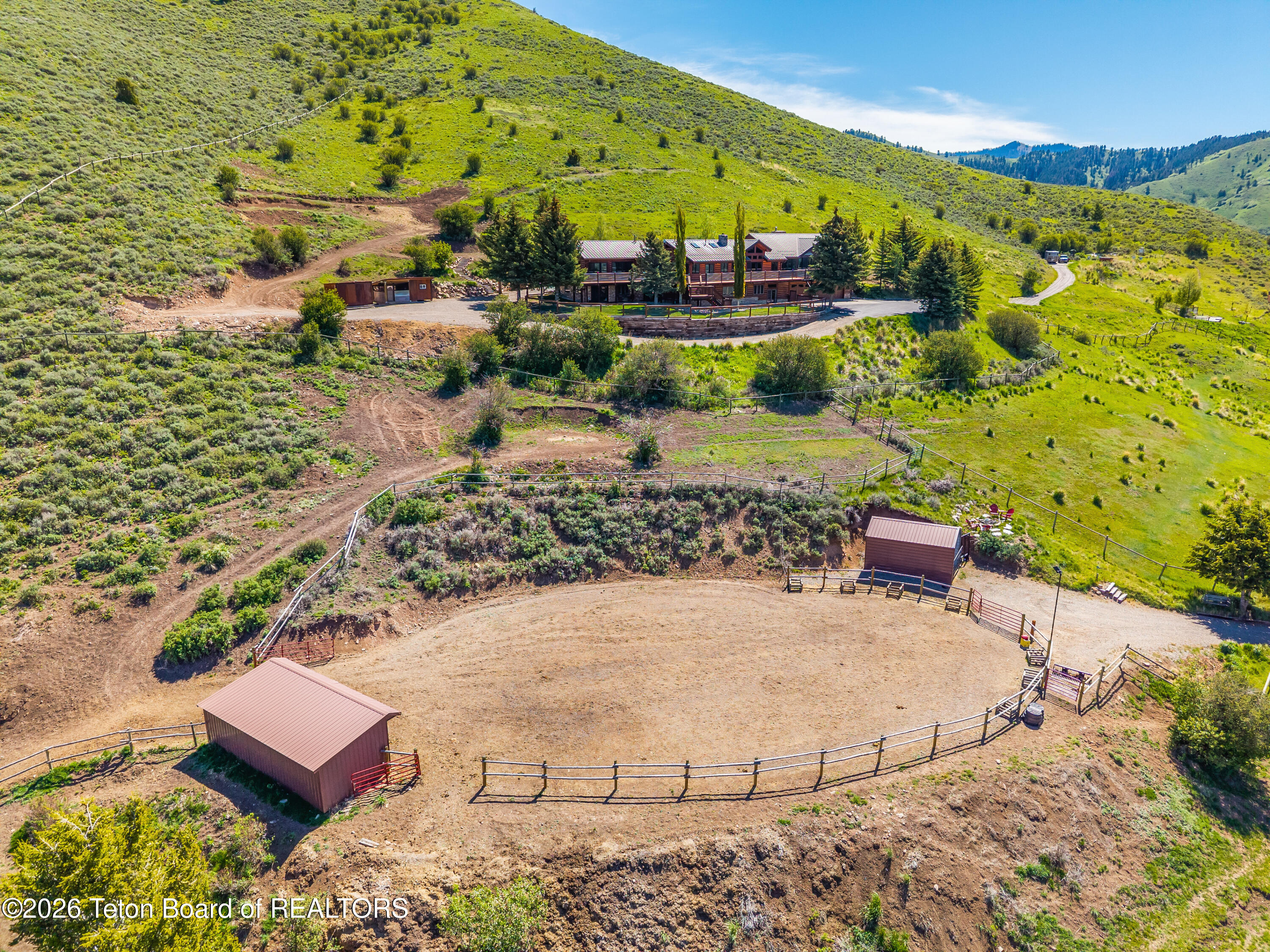 2490 La Bonte Road Jackson, WY 83001 - Photo 45 of 50 Drone Riding Arena Good