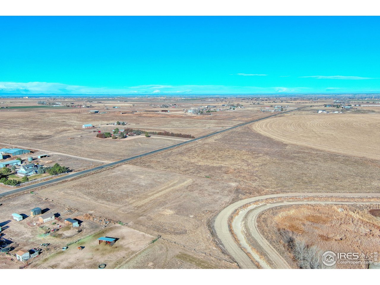 53 County Road Kersey, CO 80644 - Photo 2 of 9 Aerial facing Northwest