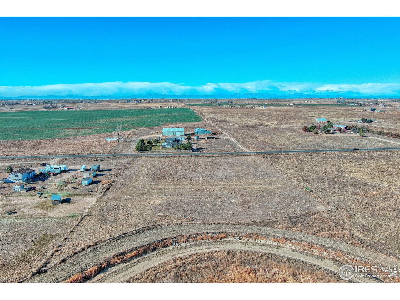 53 County Road Kersey, CO 80644 - Photo 3 of 9 Aerial facing West