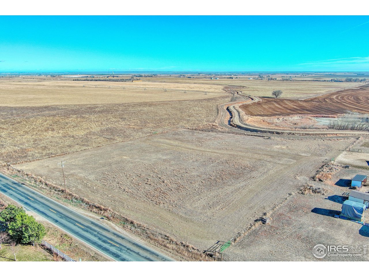 53 County Road Kersey, CO 80644 - Photo 8 of 9 Aerial Facing Northeast