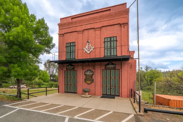 a front view of a building with entryway
