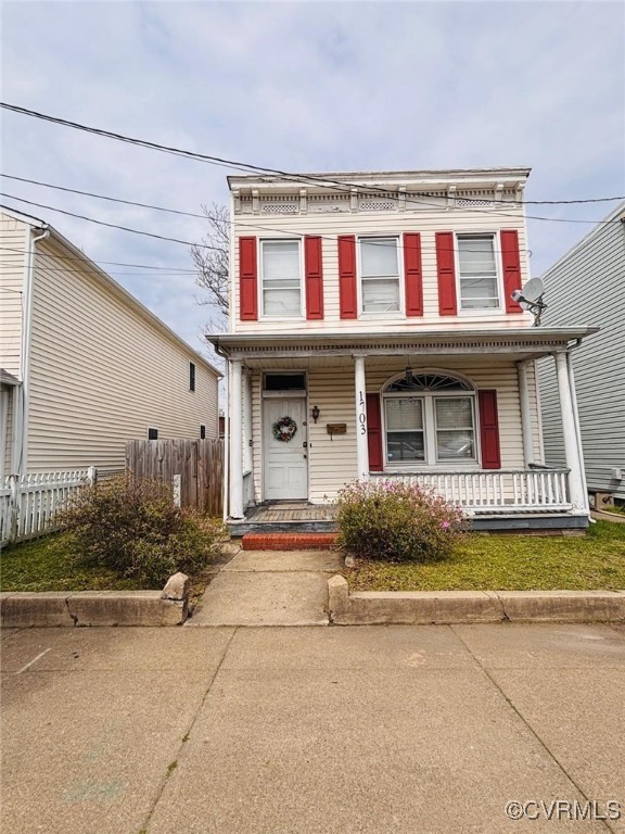 1703 Decatur Street Richmond, VA 23224 - Photo 1 of 24 Italianate-style house featuring covered porch and