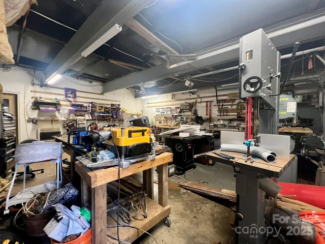 a view of storage and utility room