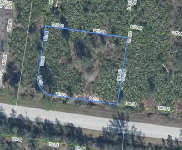 a view of a yard with an outdoor space