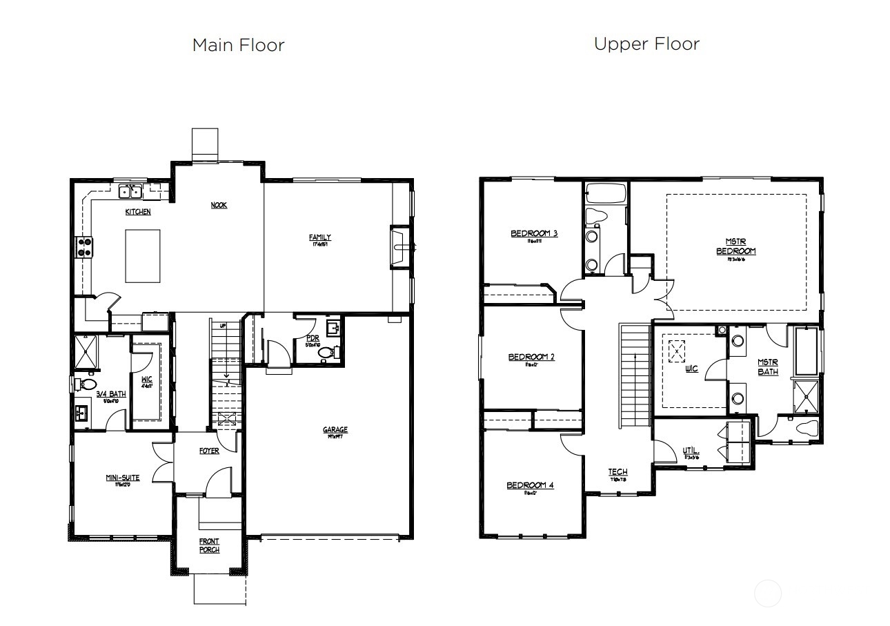 1224 198th Place Southeast Bothell, WA 98012 - Photo 38 of 38 a picture of a floor plan