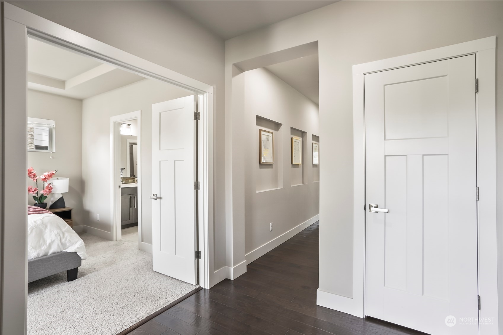 1224 198th Place Southeast Bothell, WA 98012 - Photo 4 of 38 a bedroom with furniture and wooden floor