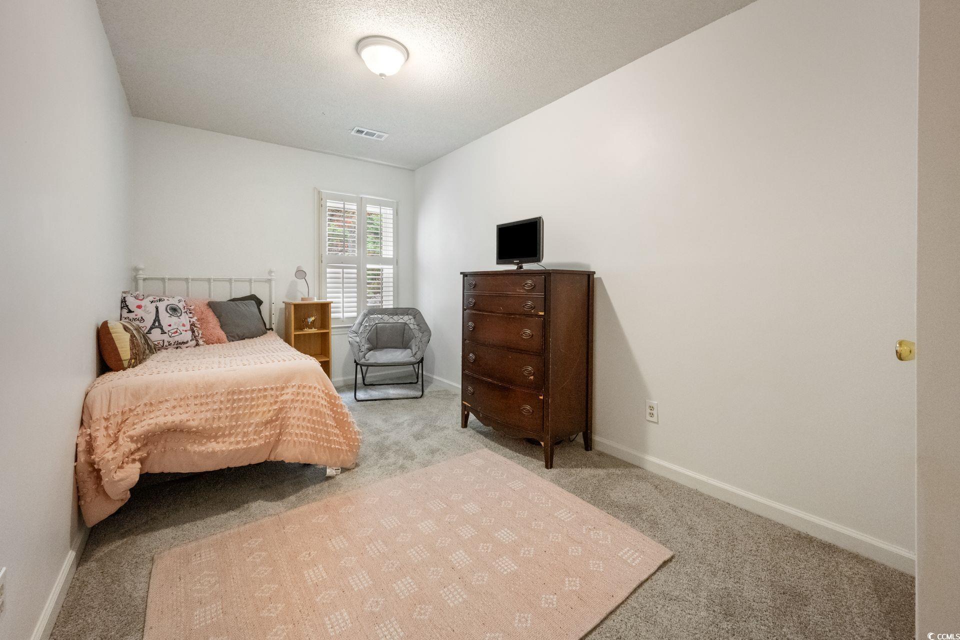 33 Great Lakes Road Pawleys Island, SC 29585 - Photo 22 of 30 Carpeted bedroom with a textured ceiling
